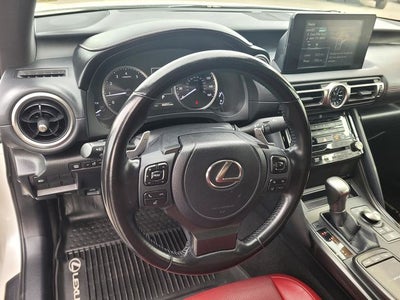 2021 Lexus IS 300 W/ RED Leather Interior
