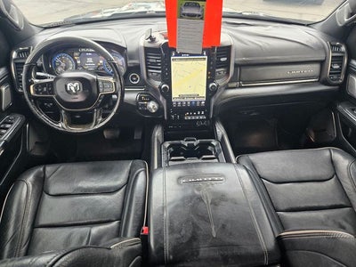 2019 RAM 1500 Limited Crew Cab 4WD w/Pano Roof & 22"s