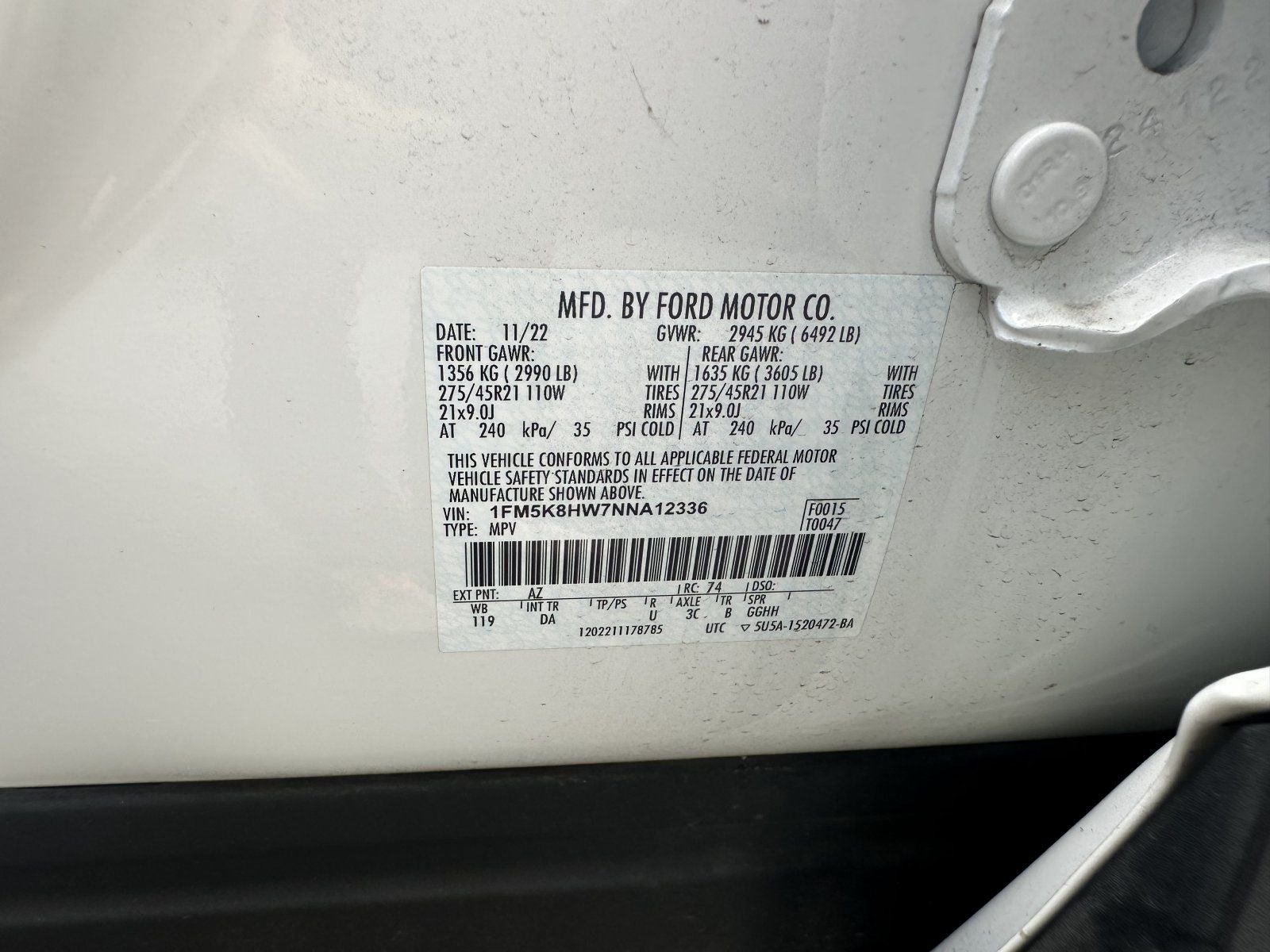 2022 Ford Explorer Platinum
