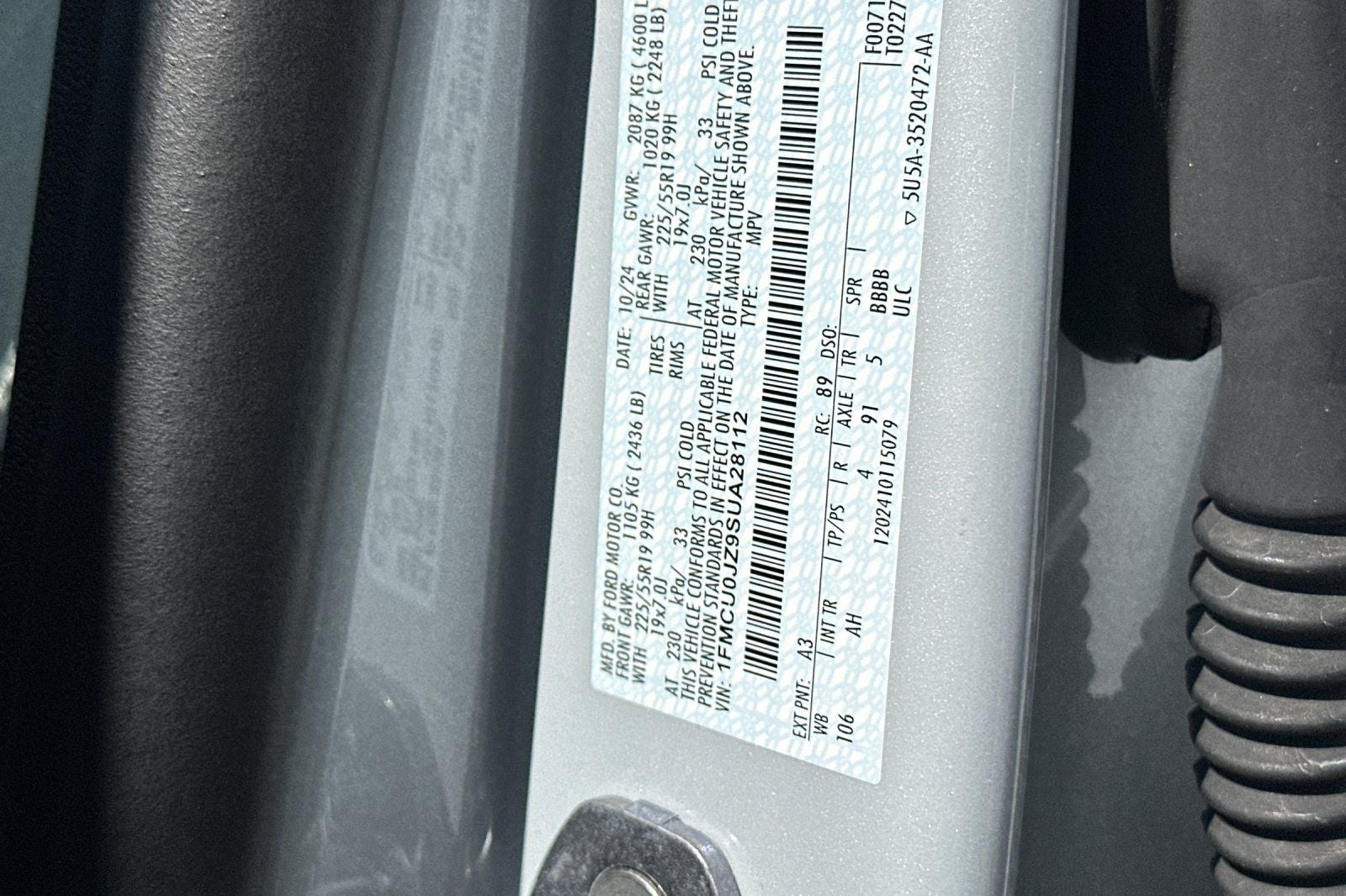 2025 Ford Escape Hybrid Platinum