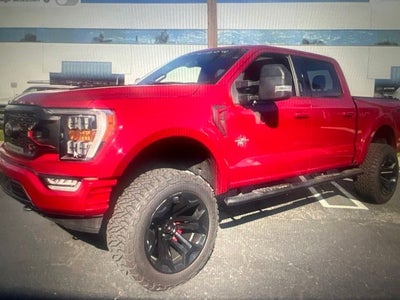 2021 Ford F-150 XLT Super Crew 4WD Black Widow Lifted & Upgraded Wheel