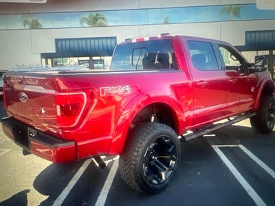 2021 Ford F-150 XLT Super Crew 4WD Black Widow Lifted & Upgraded Wheel