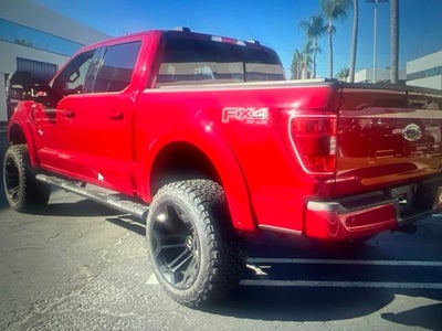 2021 Ford F-150 XLT Super Crew 4WD Black Widow Lifted & Upgraded Wheel
