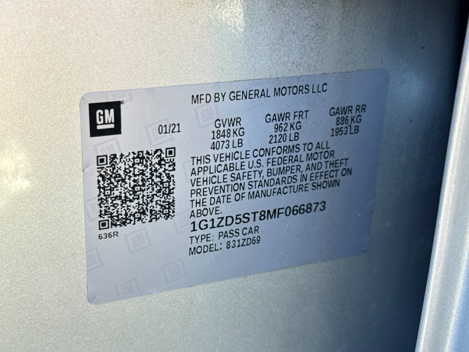 2021 Chevrolet Malibu LT