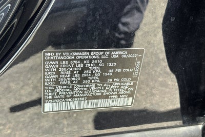 2022 Volkswagen Atlas 3.6L V6 SE w/Technology