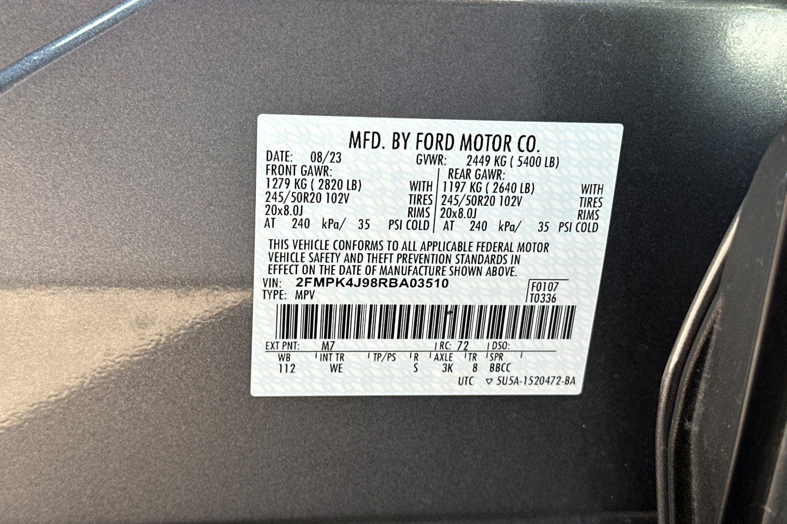 2024 Ford Edge ST Line AWD