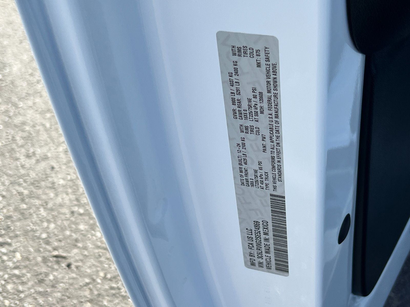 2025 RAM ProMaster 2500 Base
