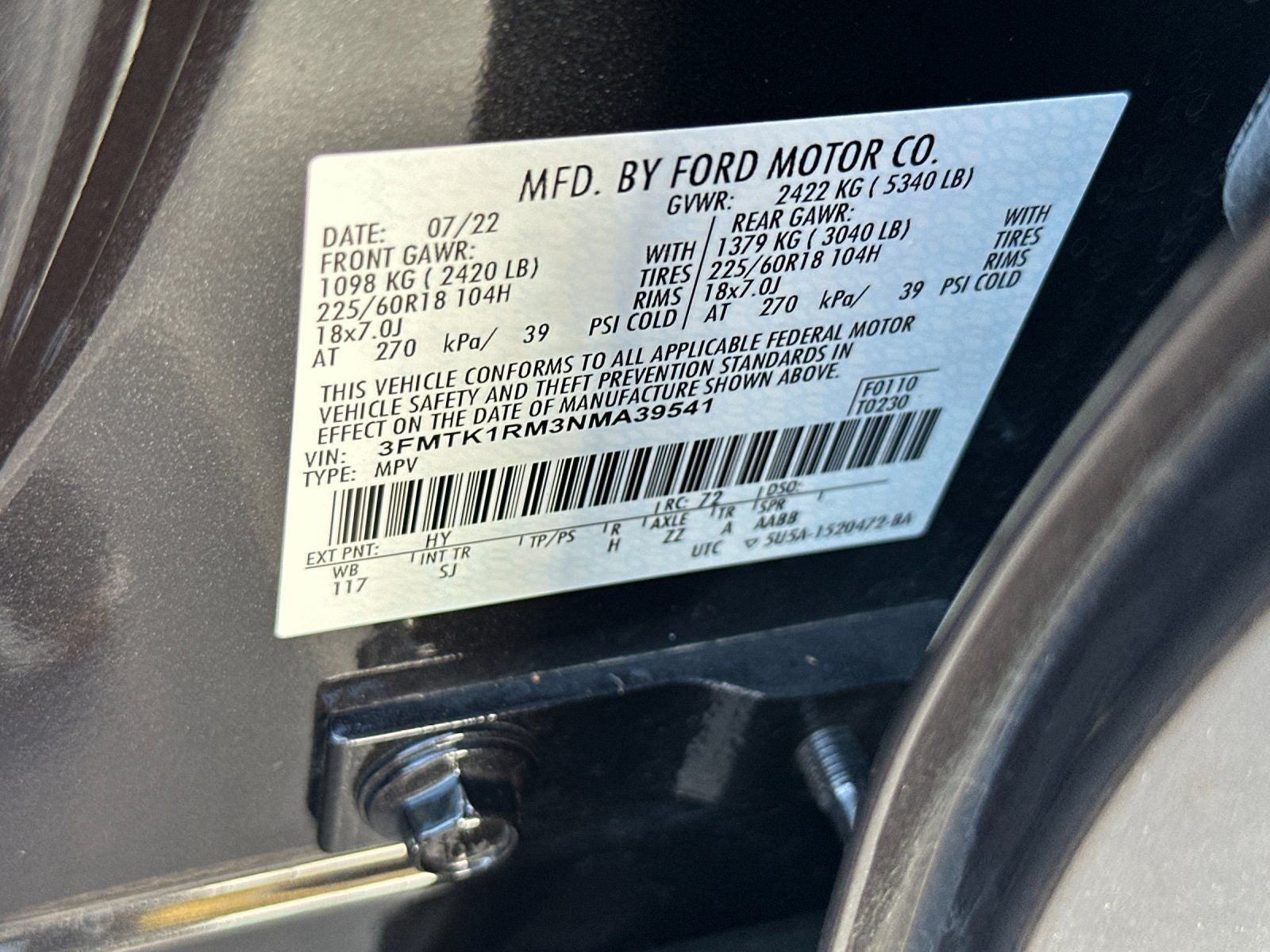 2022 Ford Mustang Mach-E Select