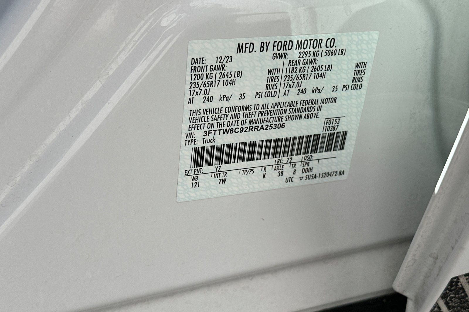 2024 Ford Maverick XLT TREMOR AWD