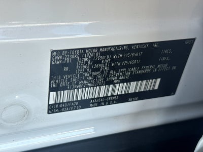 2021 Toyota RAV4 Hybrid XLE