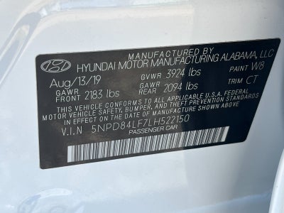 2020 Hyundai Elantra Limited