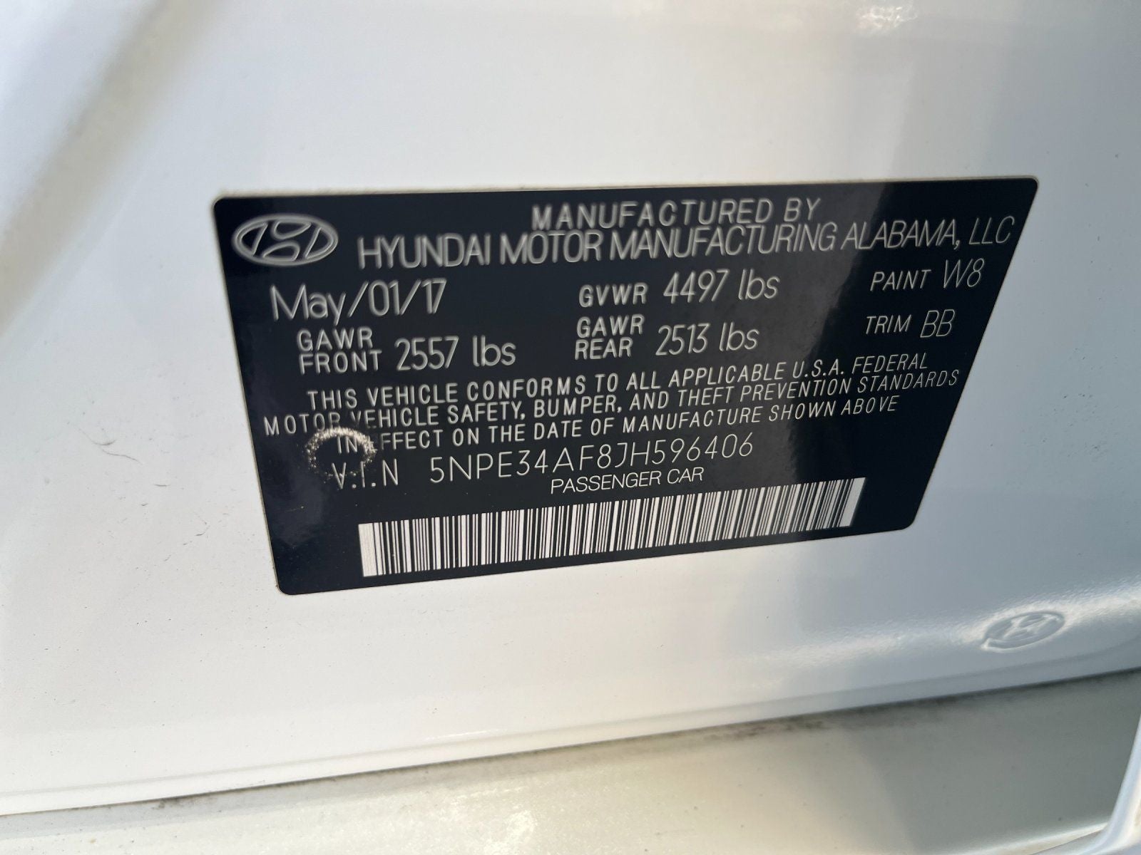 2018 Hyundai Sonata SEL w/SULEV