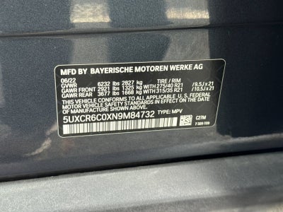 2022 BMW X5 xDrive40i