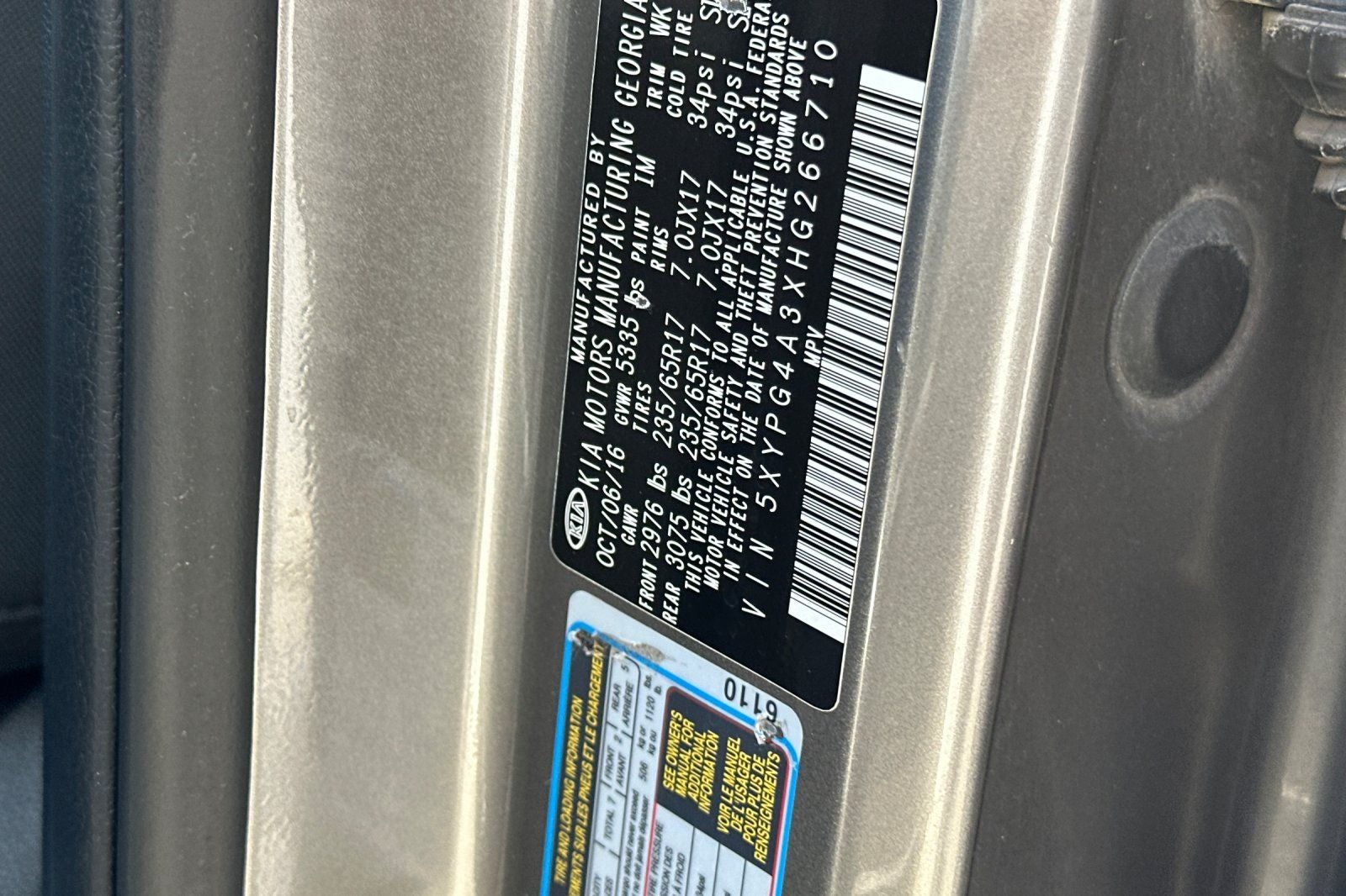 2017 Kia Sorento LX