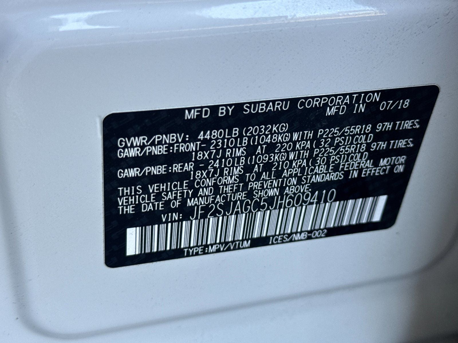 2018 Subaru Forester 2.5i Premium