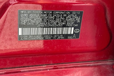 2010 Lexus IS 350