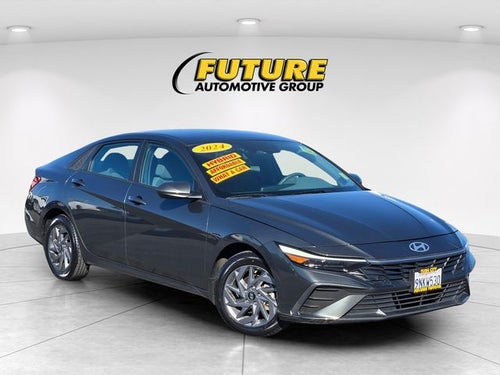 2024 Hyundai Elantra Hybrid Blue W/ Navigation