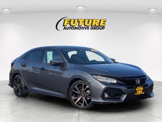 2018 Honda Civic Sport Touring Hatchback w/Nav-Leather-Moonroof