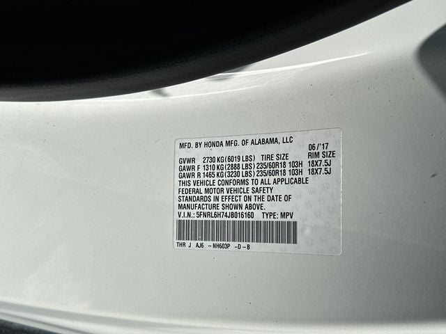 2018 Honda Odyssey EX-L
