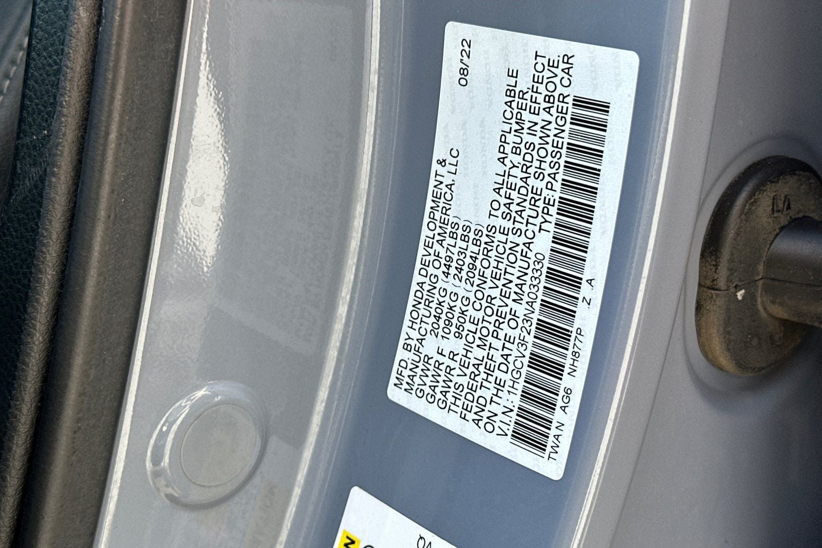 2022 Honda Accord Hybrid Sport