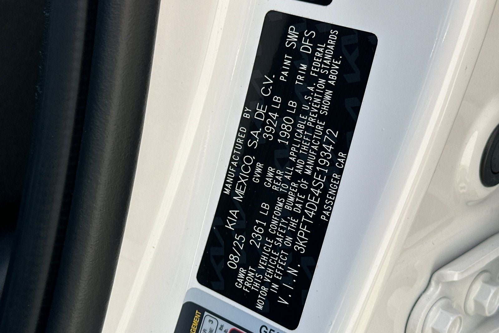 2025 Kia K4 LXS
