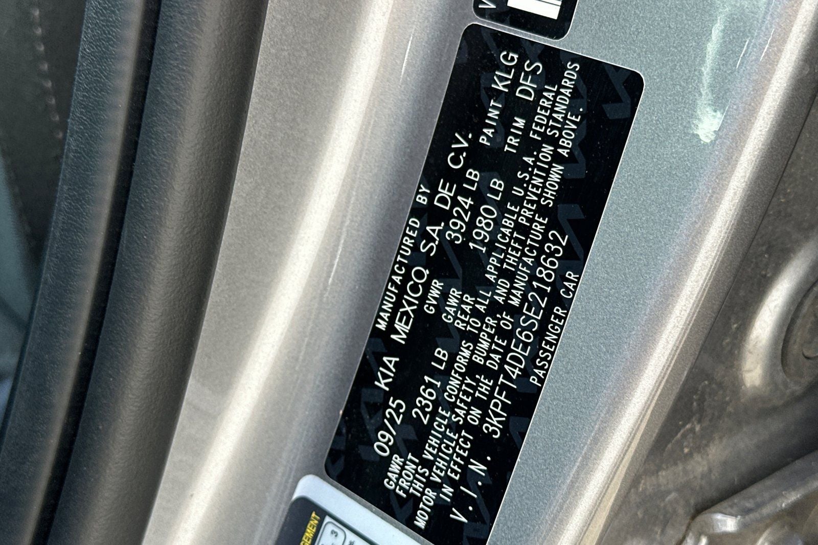 2025 Kia K4 LXS