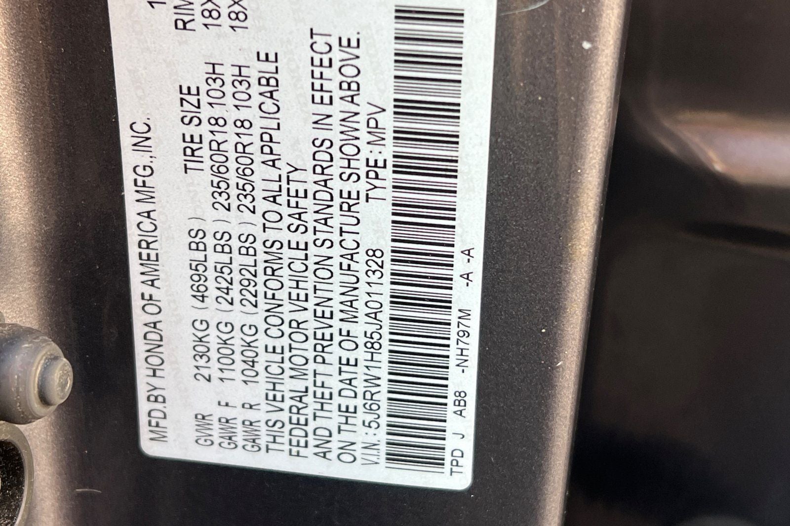 2018 Honda CR-V EX-L