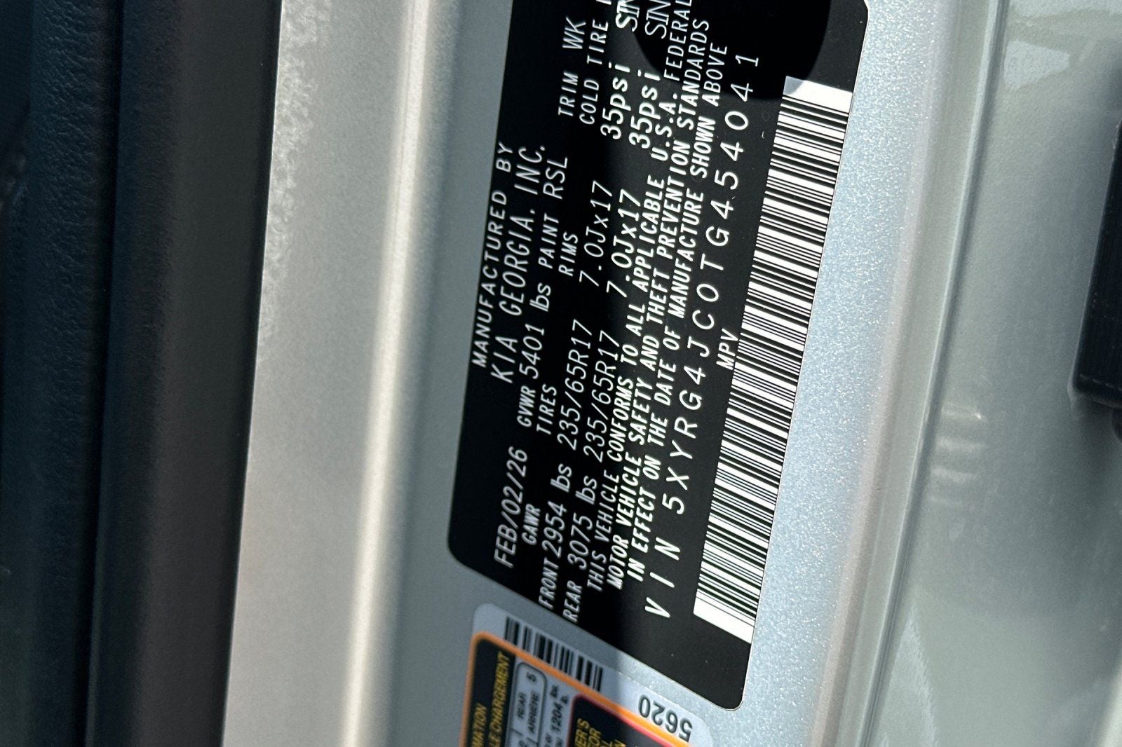 2026 Kia Sorento LX