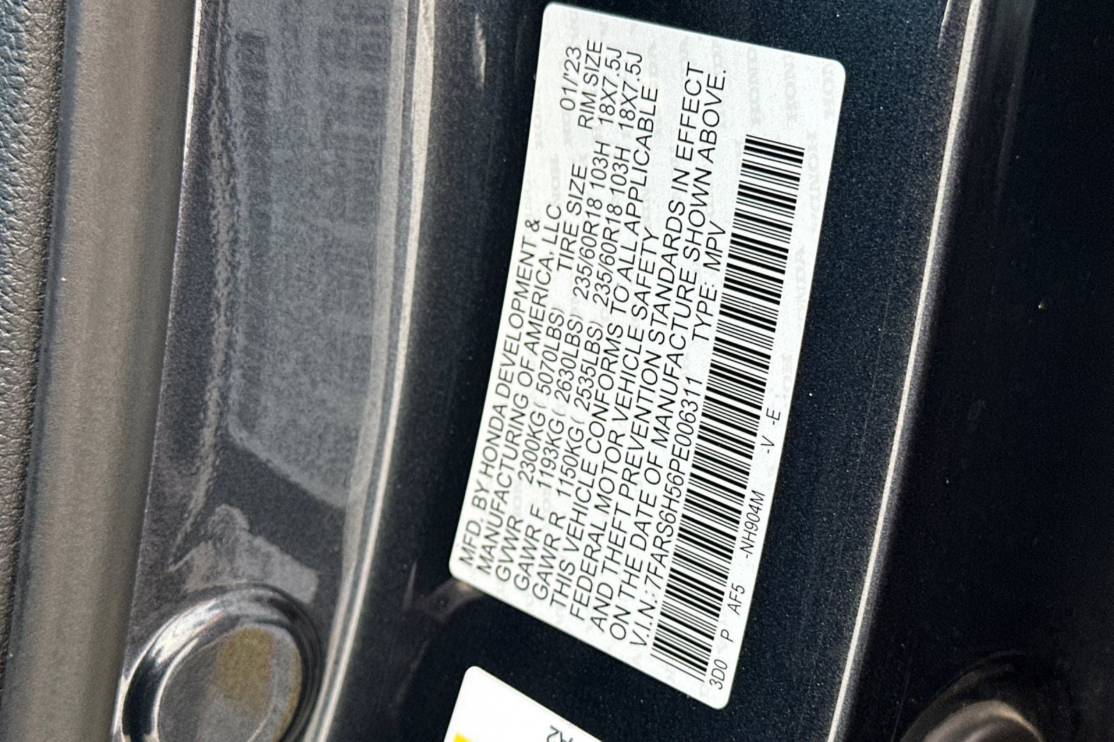 2023 Honda CR-V Hybrid Sport AWD
