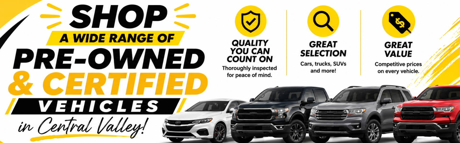 Shop a wide range of Pre-Owned & Certified Vehicles