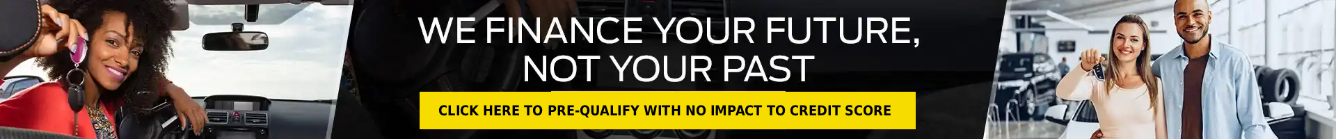 we finance future not your past banner